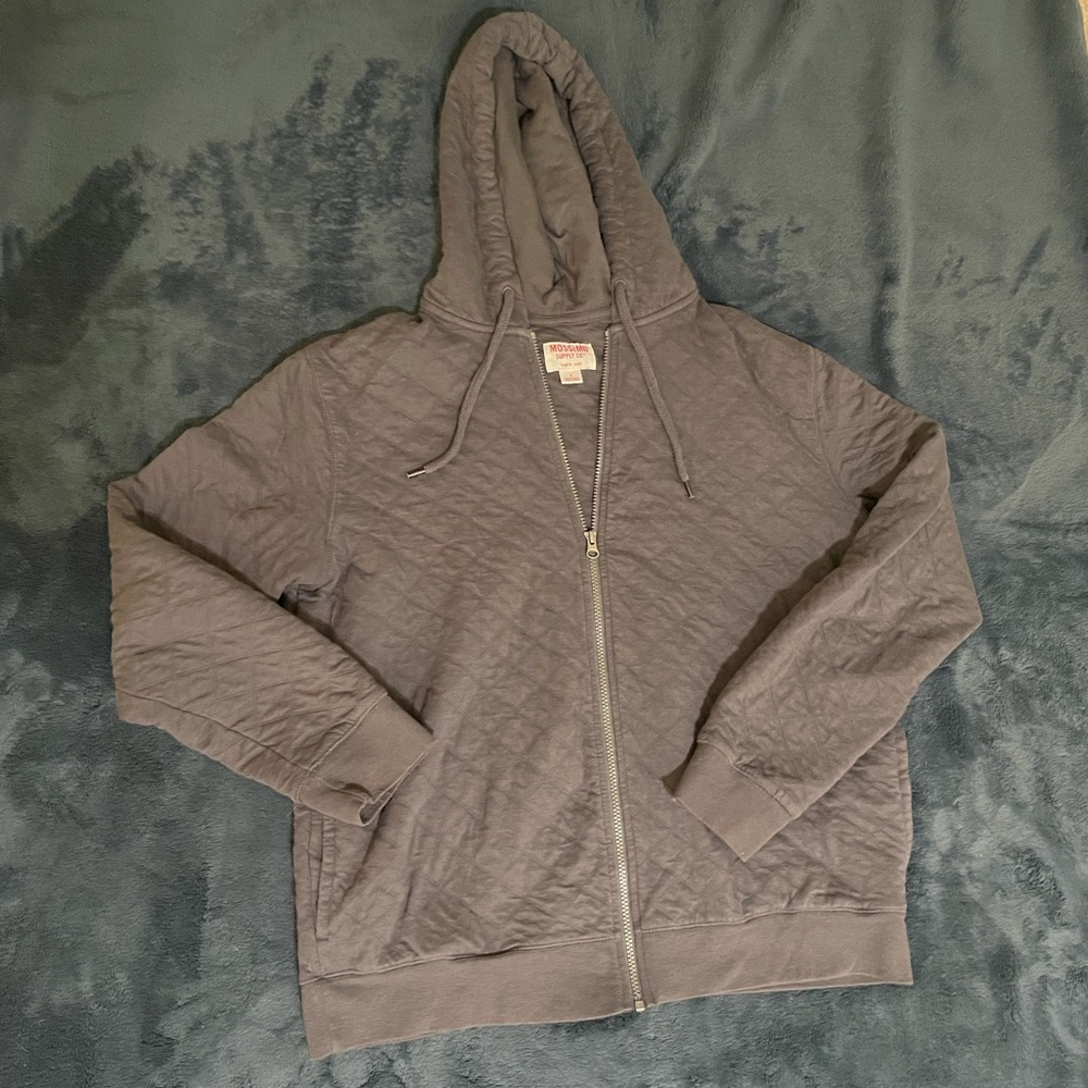 ❤️‍🔥$5❤️‍🔥Mossimo Gray Hooded Zip Up Jacket (soft)